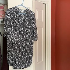 Three quarter length sleeve dress